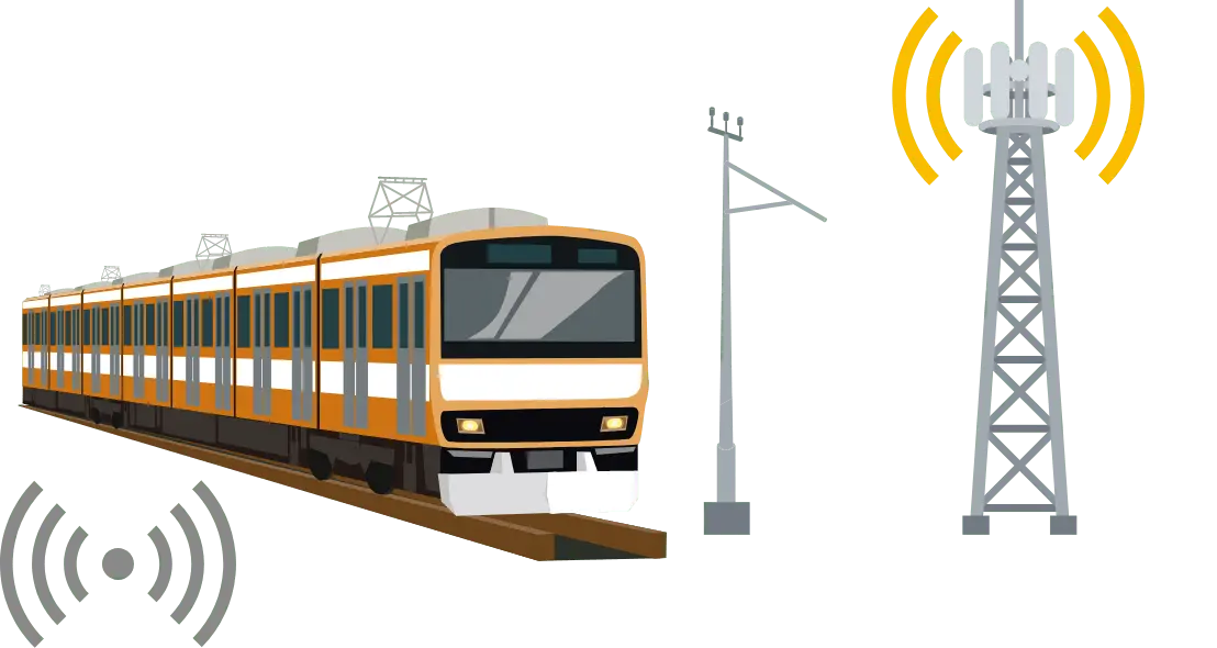 伝送・監視・制御のイメージイラスト